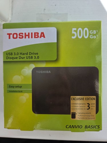 Toshiba 500gb canvio portable - 500gb,