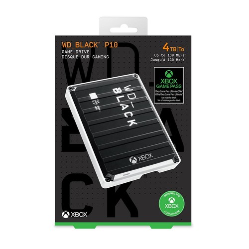 Black p10 4tb external - external, hard