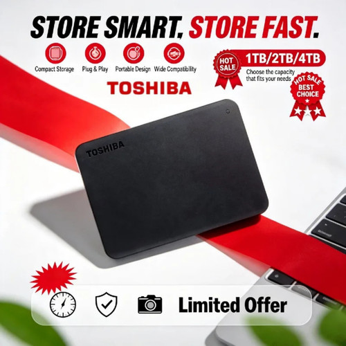 Toshiba 500gb 2tb slim - toshiba,